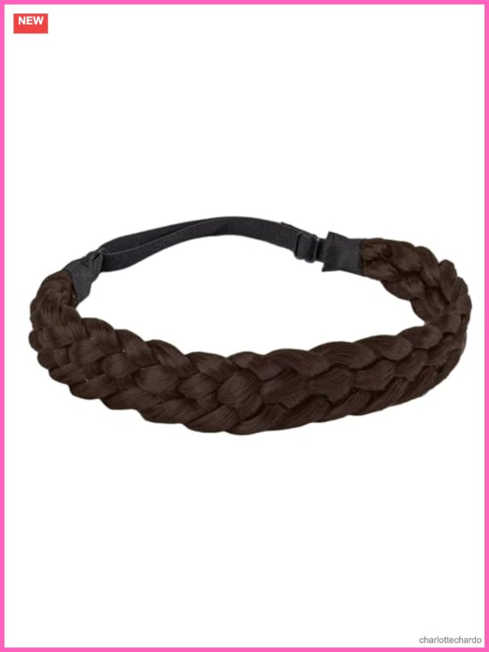 5 Strand Synthetic Braid Headband Stretch Elastic Chunky Wide Plaited Hair